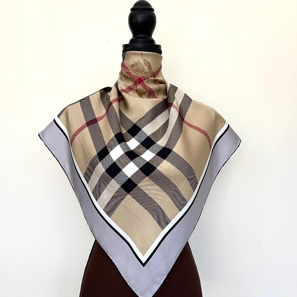 Display #3 Burberry Silk Scarf - Picture 14 of 15
